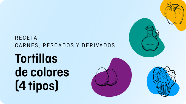 Tortillas de colores (4 tipos)